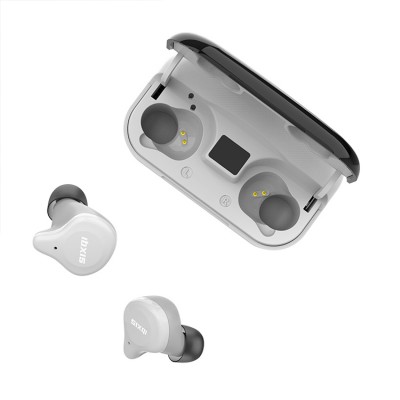 SIxiqi Waterproof Touch Bluetooth Earphone Wireless Noise Cancelling In Ear Headphone With 200mAh Powerbank Phone Charge